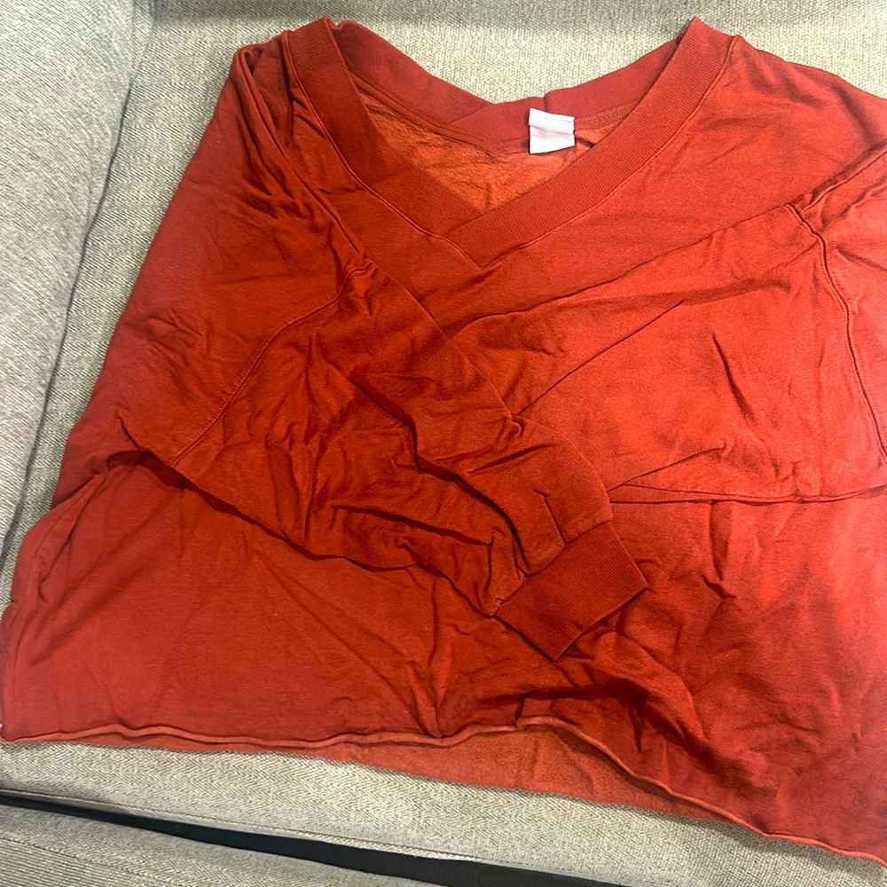 Nike yoga crop sweatshirt